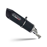 Exhaust compatible with Fantic Motor 125 M Performance 2019-2020, Furore Nero, Homologated legal slip-on exhaust including removable db killer and link pipe 