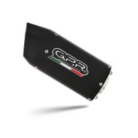 Exhaust compatible with Husqvarna Svartpilen 401 2020-2020, Furore Evo4 Nero, Homologated legal slip-on exhaust including removable db killer and link pipe 
