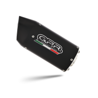 Exhaust compatible with Kawasaki Z 900 RS 2018-2020, Furore Evo4 Nero, Homologated legal slip-on exhaust including removable db killer and link pipe 