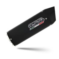 Exhaust compatible with Ktm Enduro 690 R 2019-2020, Furore Evo4 Nero, Homologated legal slip-on exhaust including removable db killer, link pipe and catalyst 
