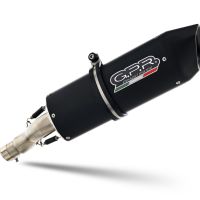 Exhaust compatible with Gas Gas ES 700 2023-2024, Furore Evo4 Nero, Homologated legal slip-on exhaust including removable db killer, link pipe and catalyst 