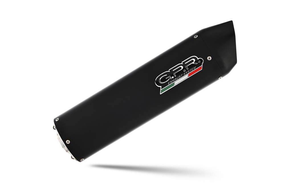 Exhaust compatible with Bmw R 1100 Gs -R-RT 1994-1998, Furore Nero, Homologated legal slip-on exhaust including removable db killer, link pipe and catalyst 