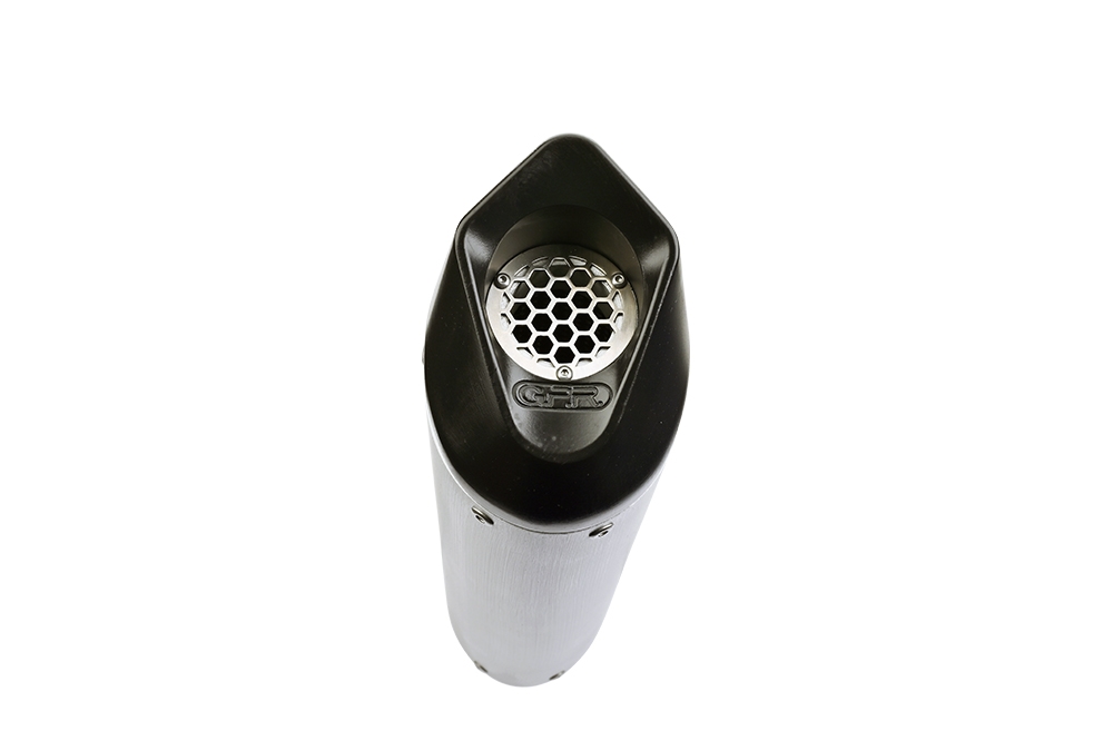 Exhaust compatible with Fantic Motor XEF 125 2025-2026, Furore Evo4 Nero, Homologated legal slip-on exhaust including removable db killer, link pipe and catalyst 