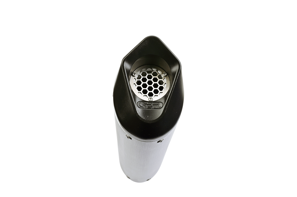 Exhaust compatible with Ducati Multistrada 950 2017-2020, Furore Evo4 Nero, Homologated legal Mid-full system exhaust, including removable db killer and catalyst 