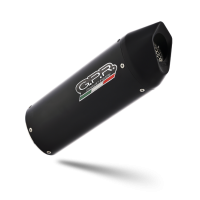 Exhaust compatible with Ktm Enduro 690 R 2019-2020, Furore Evo4 Nero, Homologated legal slip-on exhaust including removable db killer, link pipe and catalyst 