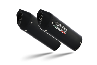 Exhaust compatible with Ducati 916 -SP -SPS -Racing -Senna 1994-1999, Furore Nero, Mid-full system exhaust with dual homologated and legal silencers, including removable db killer 