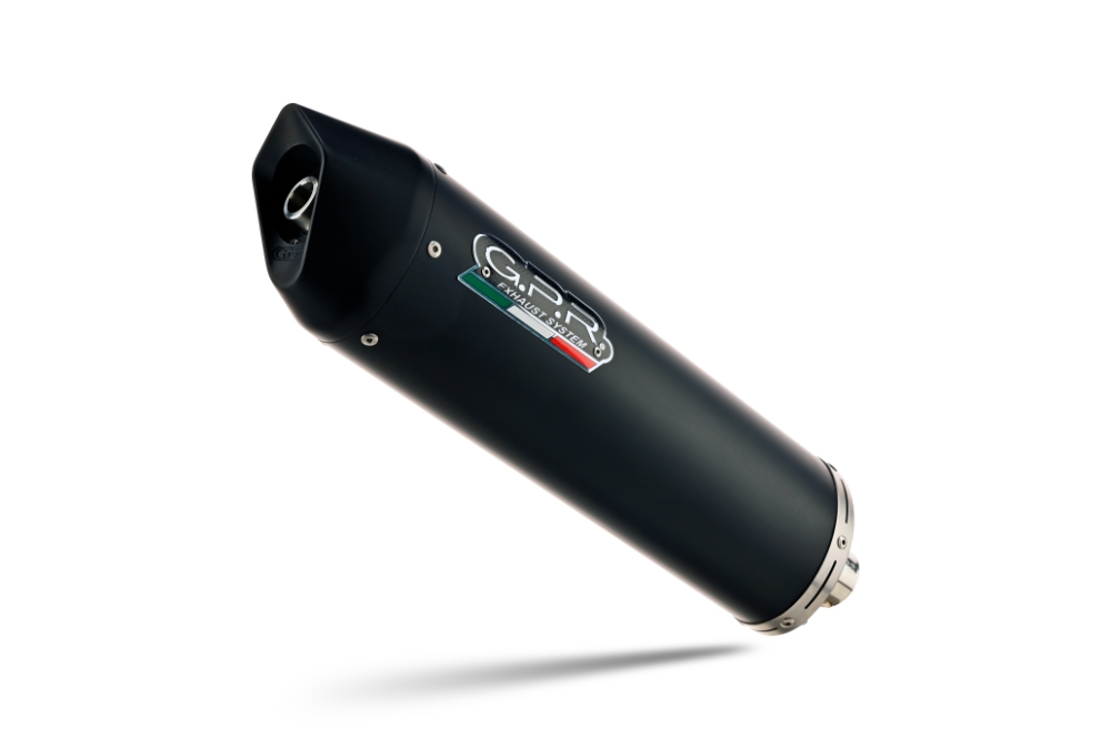 Exhaust compatible with Yamaha Jupiter 135 2005-2012, Furore Nero, Homologated legal full system exhaust, including removable db killer 