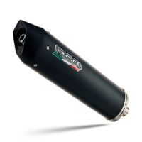 Exhaust compatible with Mbk Thunder 125 1998-2004, Furore Nero, Homologated legal slip-on exhaust including removable db killer and link pipe 
