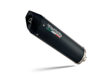 Exhaust compatible with Honda Dylan 150 2000-2006, Furore Nero, Homologated legal full system exhaust, including removable db killer 