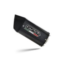Exhaust compatible with Honda Dn-01 2008-2010, Furore Poppy, Homologated legal slip-on exhaust including removable db killer and link pipe 