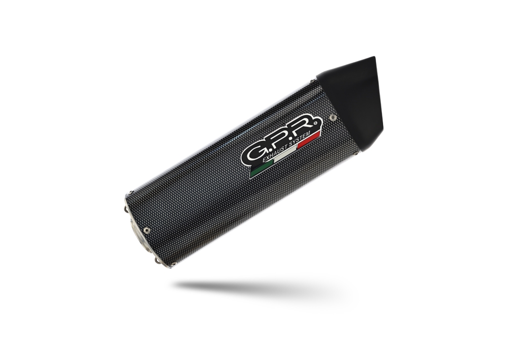 Exhaust compatible with Husqvarna Supermoto 701 2021-2024, Furore Evo4 Poppy, Homologated legal slip-on exhaust including removable db killer, link pipe and catalyst 