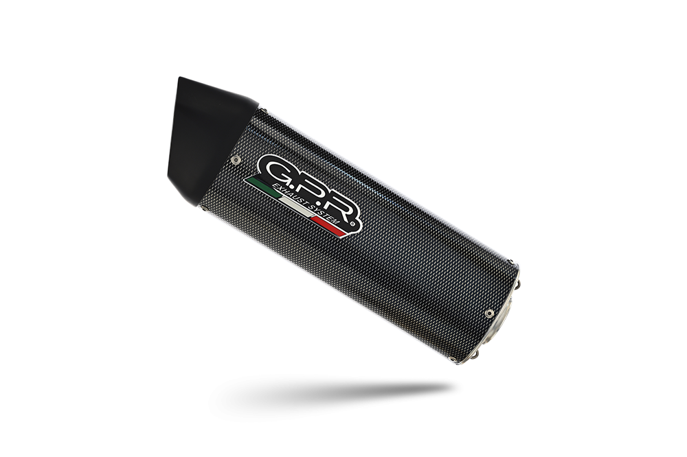 Exhaust compatible with Ducati Multistrada 950 2017-2020, Furore Poppy, Mid-full system exhaust legal for UK and non-EU markets including removable db killer 