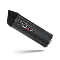 Exhaust compatible with Fantic Motor XEF 125 2025-2026, Furore Evo4 Poppy, Homologated legal slip-on exhaust including removable db killer, link pipe and catalyst 