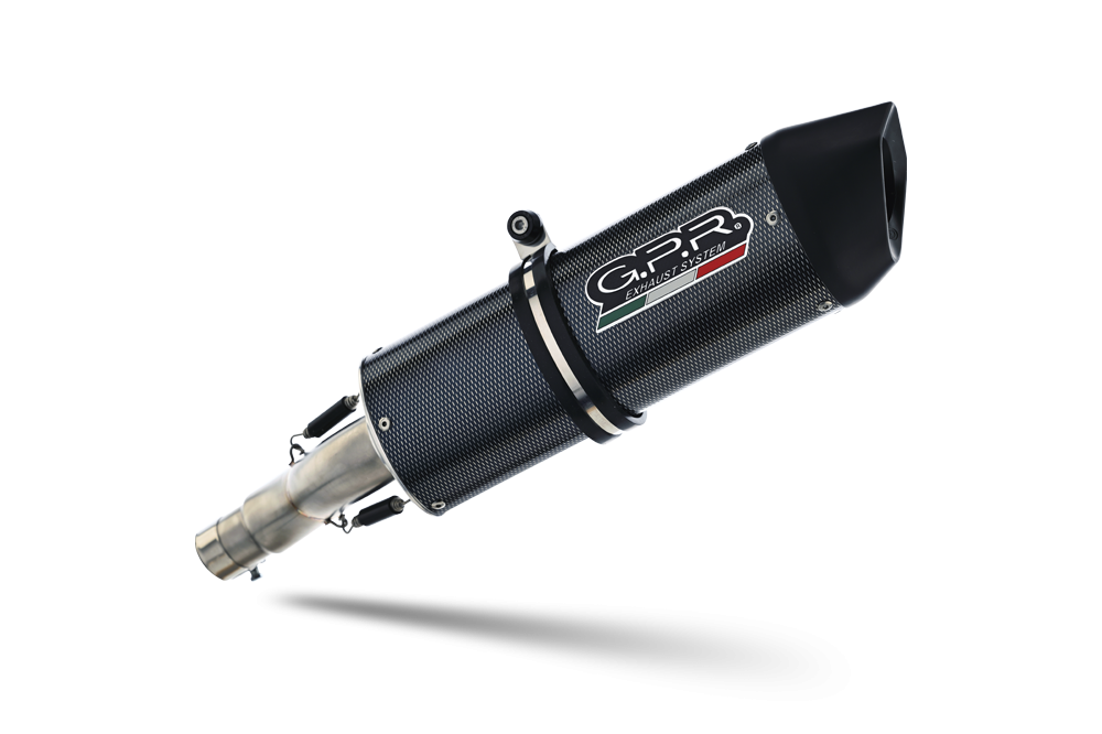 Exhaust compatible with Bmw R 1200 St -Rt 2003-2008, Furore Poppy, Homologated legal slip-on exhaust including removable db killer and link pipe 