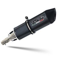 Exhaust compatible with Husqvarna Supermoto 701 2021-2024, Furore Evo4 Poppy, Homologated legal slip-on exhaust including removable db killer, link pipe and catalyst 