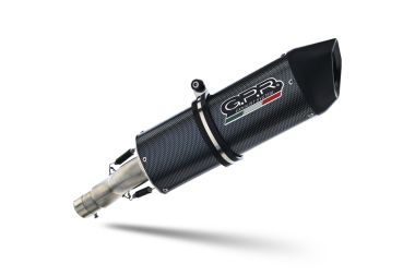 Exhaust compatible with Husqvarna Supermoto 701 2021-2024, Furore Evo4 Poppy, Homologated legal slip-on exhaust including removable db killer, link pipe and catalyst 