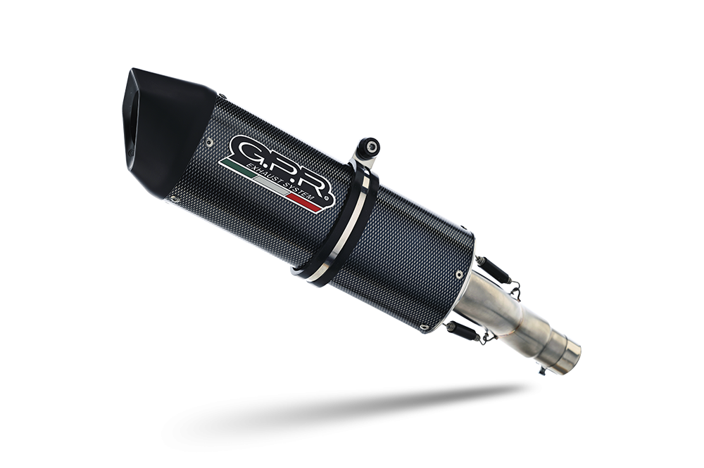 Exhaust compatible with Ducati Multistrada 950 2017-2020, Furore Poppy, Mid-full system exhaust legal for UK and non-EU markets including removable db killer 