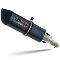 Exhaust compatible with Fantic Motor 125 M Performance 2019-2020, Furore Poppy, Homologated legal slip-on exhaust including removable db killer and link pipe 