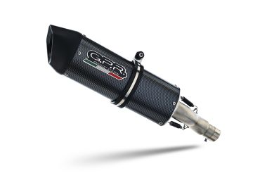 Exhaust compatible with Beta Alp 4.0 2005-2016, Furore Poppy, Homologated legal slip-on exhaust including removable db killer, link pipe and catalyst 