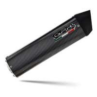 Exhaust compatible with Bmw R 1100 Gs -R-RT 1994-1998, Furore Poppy, Homologated legal slip-on exhaust including removable db killer, link pipe and catalyst 