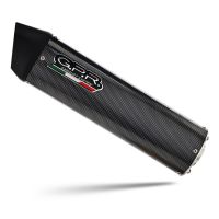 Exhaust compatible with UM Motorcycles Dsr Adventure TT 125 2018-2020, Furore Evo4 Poppy, Homologated legal slip-on exhaust including removable db killer, link pipe and catalyst 