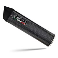 Exhaust compatible with Aprilia Rx 125 2018-2020, Furore Evo4 Poppy, Homologated legal slip-on exhaust including removable db killer, link pipe and catalyst 
