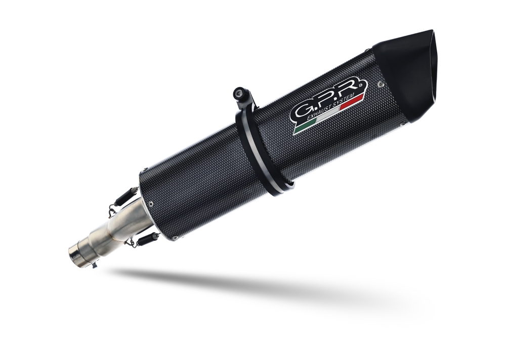 Exhaust compatible with Husqvarna TE 610 E - SM 610 2007-2009, Furore Poppy, Homologated legal mid-full system exhaust including removable db killer 