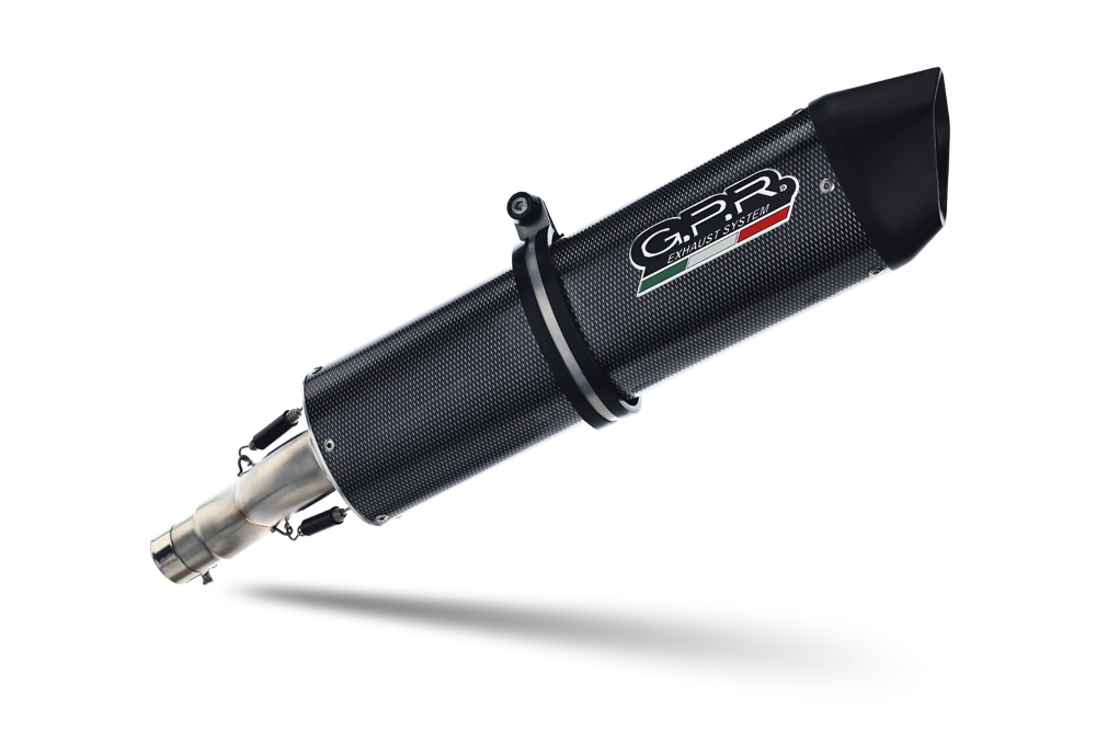 Exhaust compatible with Bmw R 1100 Gs -R-RT 1994-1998, Furore Poppy, Homologated legal slip-on exhaust including removable db killer, link pipe and catalyst 