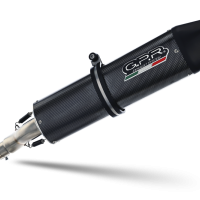 Exhaust compatible with Bmw R 1100 Gs -R-RT 1994-1998, Furore Poppy, Homologated legal slip-on exhaust including removable db killer, link pipe and catalyst 