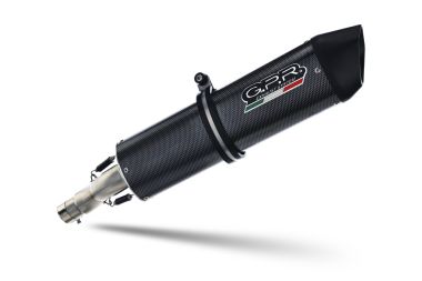 Exhaust compatible with Bmw G 650 Gs -Sertao 2010-2016, Furore Poppy, Homologated legal slip-on exhaust including removable db killer and link pipe 