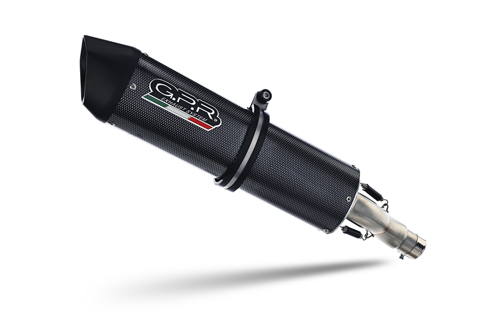 Exhaust compatible with UM Motorcycles Dsr Adventure TT 125 2018-2020, Furore Evo4 Poppy, Homologated legal slip-on exhaust including removable db killer, link pipe and catalyst 