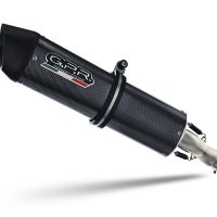 Exhaust compatible with F.B. Mondial Smx 125 Enduro 2018-2020, Furore Evo4 Poppy, Homologated legal slip-on exhaust including removable db killer, link pipe and catalyst 