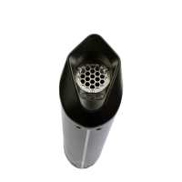 Exhaust compatible with Ducati Multistrada 950 2017-2020, Furore Evo4 Poppy, Homologated legal Mid-full system exhaust, including removable db killer and catalyst 