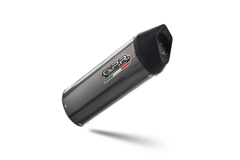 Exhaust compatible with Husqvarna Supermoto 701 2021-2024, Furore Evo4 Poppy, Homologated legal slip-on exhaust including removable db killer, link pipe and catalyst 