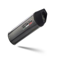 Exhaust compatible with Husqvarna Supermoto 701 2021-2024, Furore Evo4 Poppy, Homologated legal slip-on exhaust including removable db killer, link pipe and catalyst 
