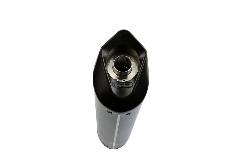 Exhaust compatible with Honda Cbf 500 2004-2007, Furore Poppy, Homologated legal slip-on exhaust including removable db killer and link pipe 
