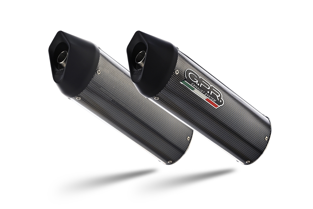 Exhaust compatible with Ducati Super Sport 900 Ss 1991-1997, Furore Poppy, Dual Homologated legal slip-on exhaust including removable db killers and link pipes 