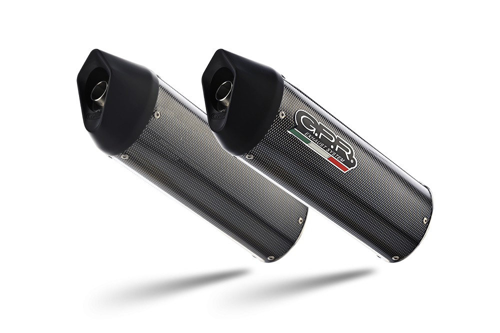 Exhaust compatible with Ducati Super Sport 800 Ss 2003-2007, Furore Poppy, Dual Homologated legal slip-on exhaust including removable db killers, link pipes and catalysts 