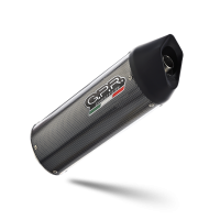 Exhaust compatible with Husqvarna TE 610 E - SM 610 2007-2009, Furore Poppy, Homologated legal Mid-full system exhaust, including removable db killer and catalyst 