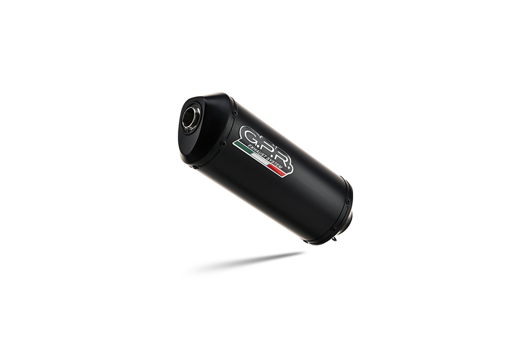 Exhaust compatible with Suzuki Rv 200 Van Van 2016-2017, Ghisa , Homologated legal slip-on exhaust including removable db killer, link pipe and catalyst 