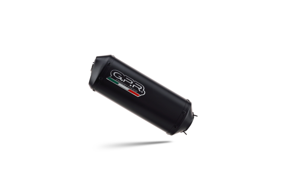 Exhaust compatible with Suzuki Rv 200 Van Van 2016-2017, Ghisa , Homologated legal slip-on exhaust including removable db killer, link pipe and catalyst 