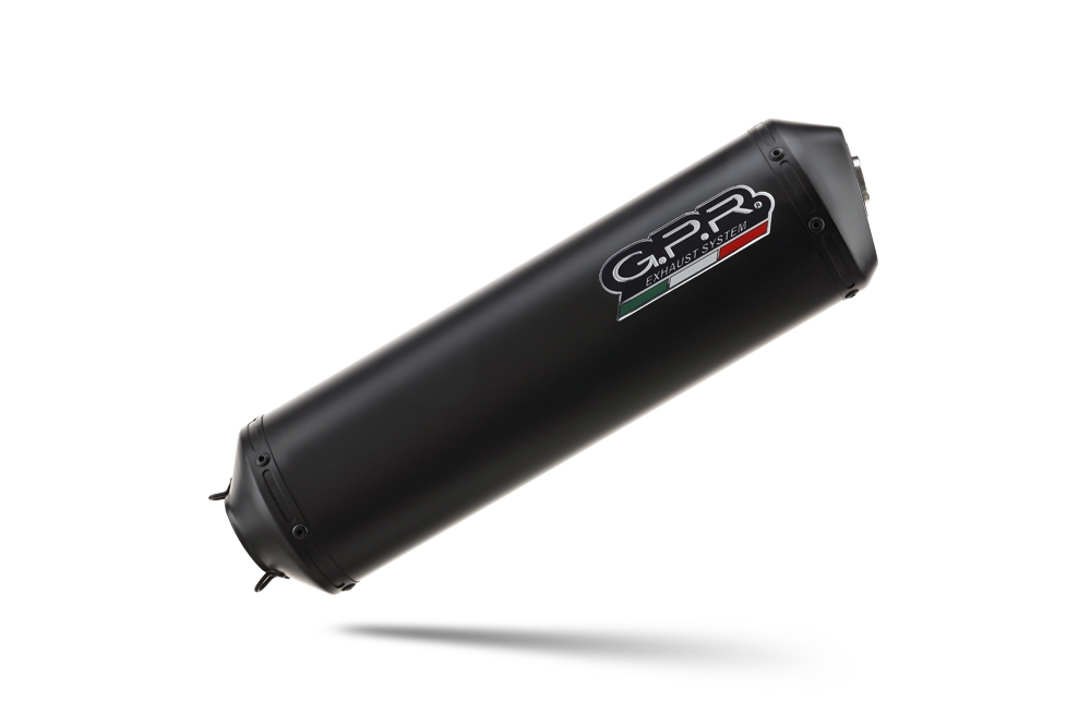 Exhaust compatible with Moto Guzzi Griso 1200 8V 2007-2016, Ghisa , Homologated legal slip-on exhaust including removable db killer and link pipe 