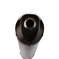 Exhaust compatible with Suzuki Rv 200 Van Van 2016-2017, Ghisa , Homologated legal slip-on exhaust including removable db killer, link pipe and catalyst 