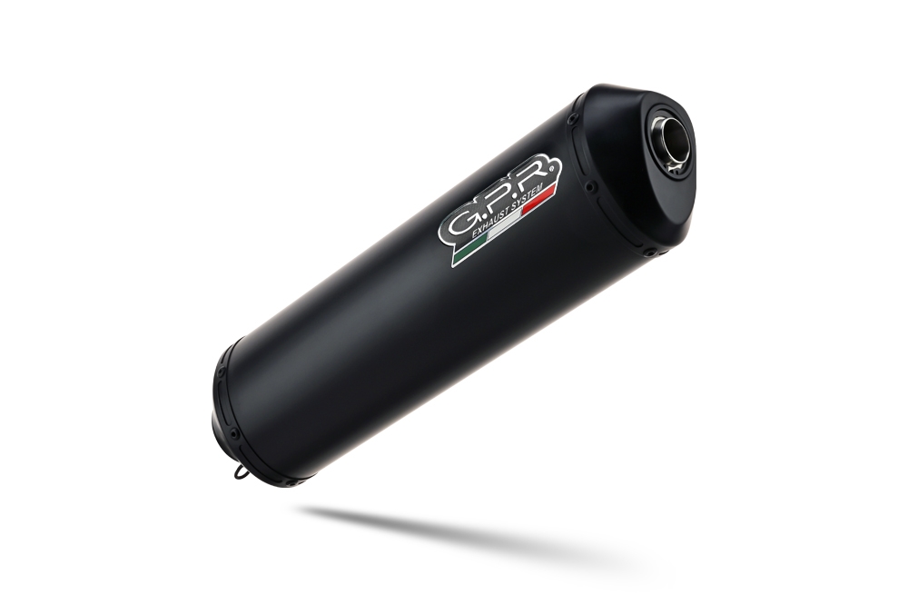 Exhaust compatible with Moto Guzzi Griso 1200 8V 2007-2016, Ghisa , Homologated legal slip-on exhaust including removable db killer and link pipe 
