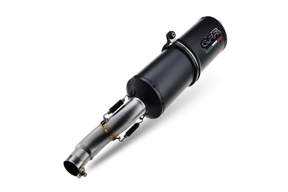 Exhaust compatible with Bmw G 650 X -Country -Challenge -Moto 2006-2012, Ghisa , Homologated legal slip-on exhaust including removable db killer, link pipe and catalyst 