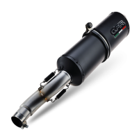 Exhaust compatible with Bmw G 650 X -Country -Challenge -Moto 2006-2012, Ghisa , Homologated legal slip-on exhaust including removable db killer, link pipe and catalyst 