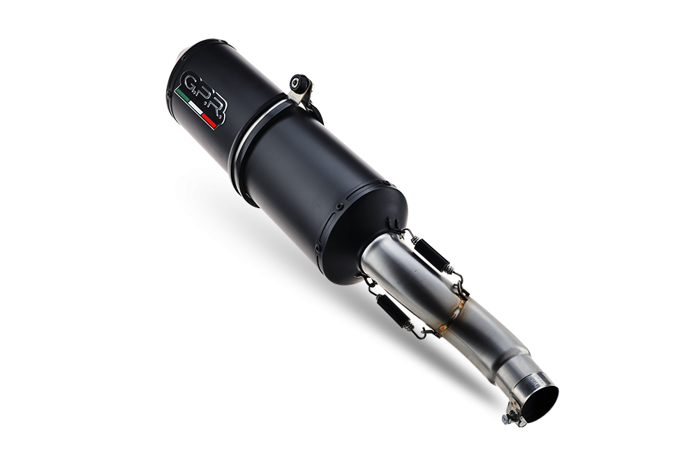 Exhaust compatible with Honda Cmx 500 Rebel 2021-2023, Ghisa , Homologated legal slip-on exhaust including removable db killer and link pipe 