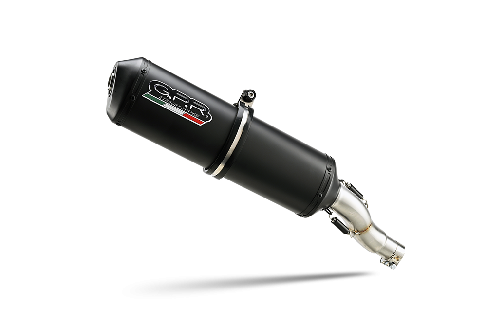 Exhaust compatible with Honda Cmx 500 Rebel 2021-2023, Ghisa , Homologated legal slip-on exhaust including removable db killer and link pipe 