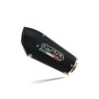 Exhaust compatible with Aprilia RS 457 2024-2025, Gpe Ann. Black titanium, full system exhaust legal for UK and non-EU countries including removable db killer 