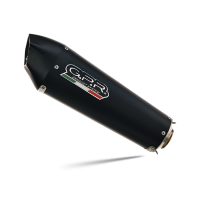 Exhaust compatible with Honda Hornet Cb 600 F 2007-2014, Gpe Ann. Black titanium, Homologated legal full system exhaust, including removable db killer and catalyst 